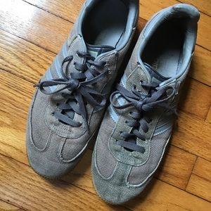 Adidas SAMBA men’s 10 RARE grey canvas!